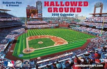 Ballparks Calendar by Good Sports Art